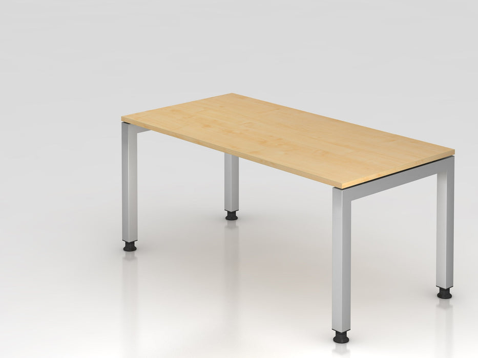 Hammerbacher | Schreibtisch U-Fuß eckig 160x80cm Ahorn