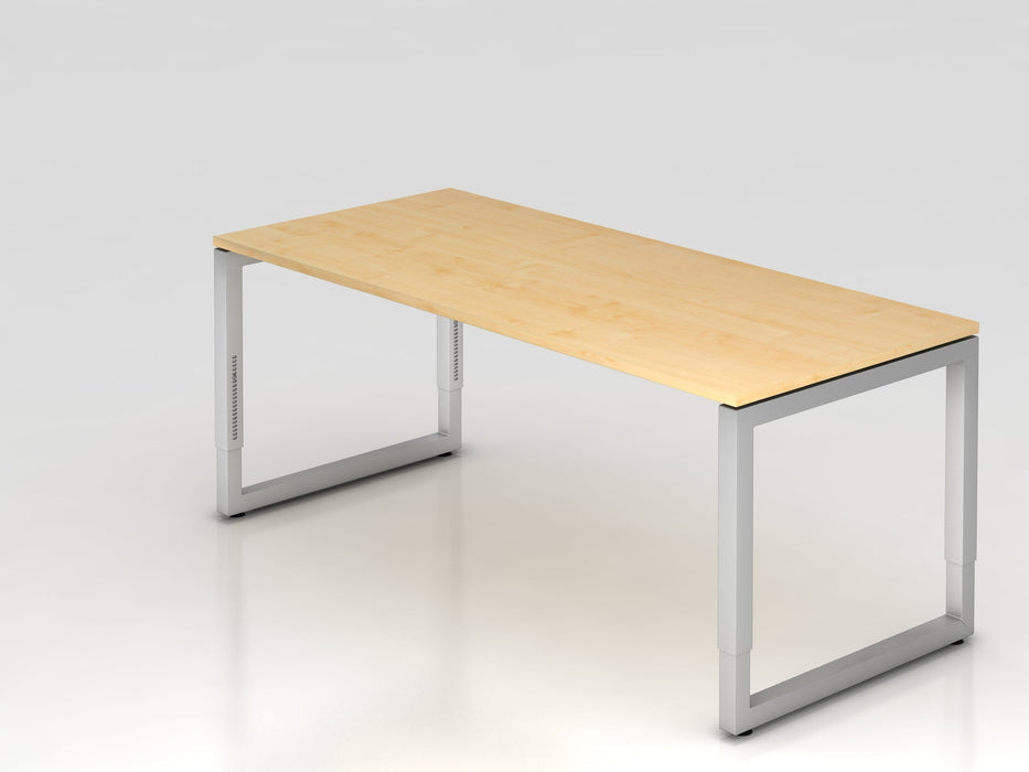 Hammerbacher | Schreibtisch O-Fuß eckig 180x80cm Ahorn