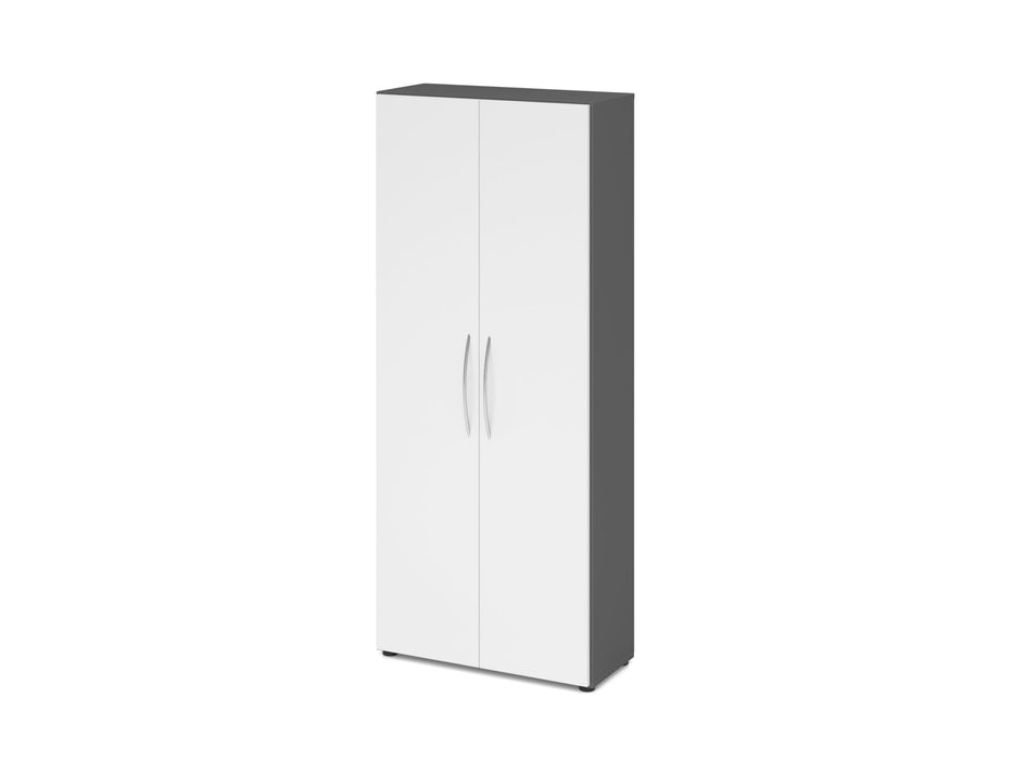 Hammerbacher | Schrank 5OH 34, 6cm tief BM Graphit / Weiß