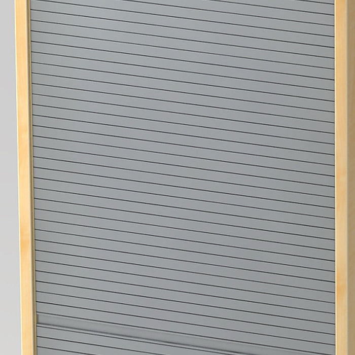 Hammerbacher | Rollladenschrank vert.50cm, 5OH BM Ahorn / Silber