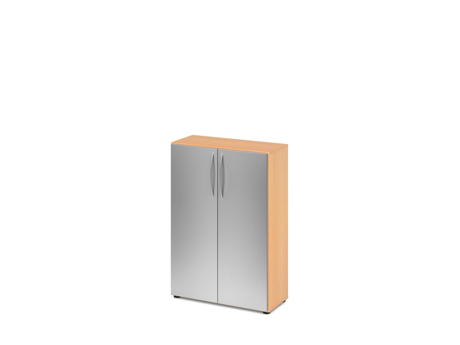 Hammerbacher | Schrank 3OH 34, 6cm tief BM Buche / Silber