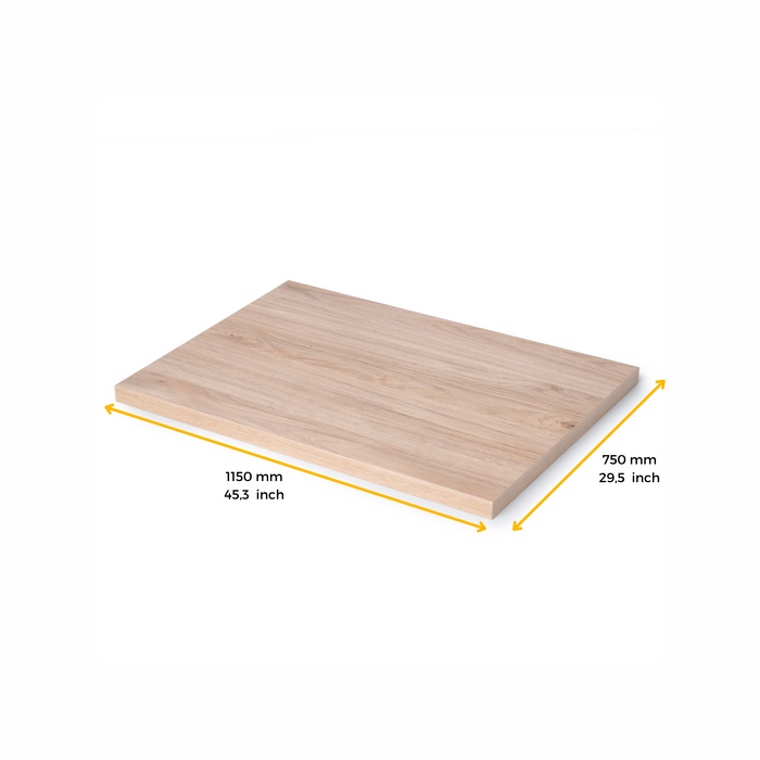 Tischplatten, 1150x750, Eichenholz-Effekt, Holz