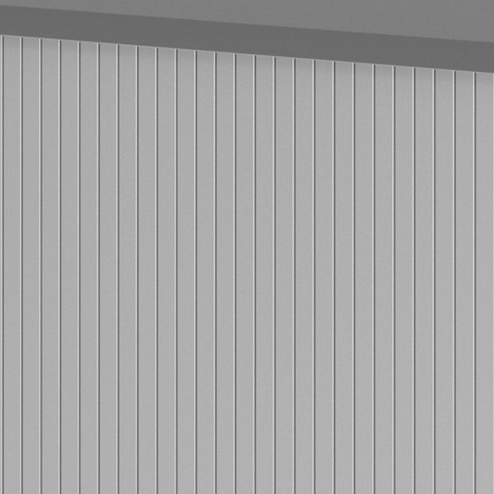 Hammerbacher | Rollladenschrank 2OH 120cm BS Graphit / Silber