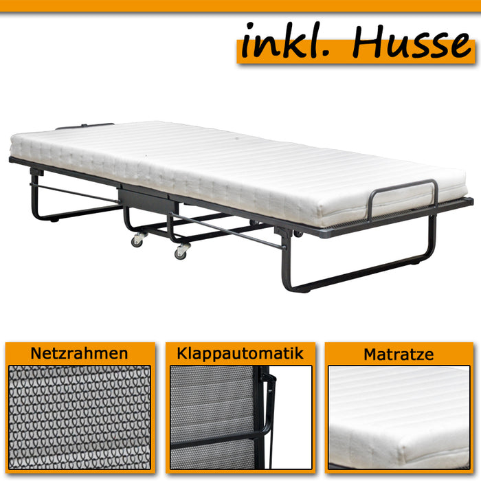 BED BOX | GB120 | Raumsparbett Gästebett Klappbett | Sehr stabil