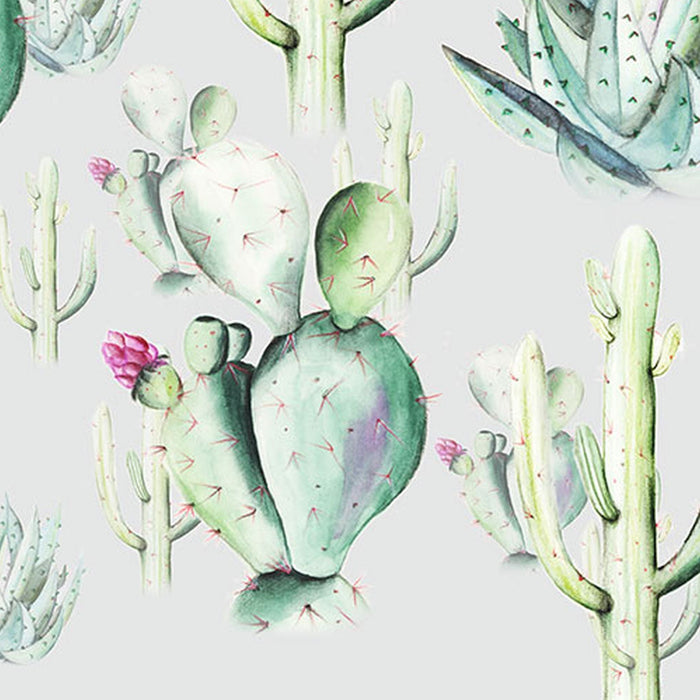 Vlies Fototapete | Cactus Grey | Größe 400 x 250 cm