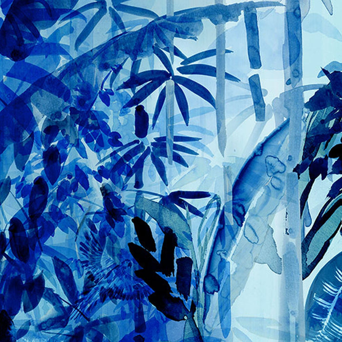 Vlies Fototapete | Blue Jungle | Größe 300 x 280 cm