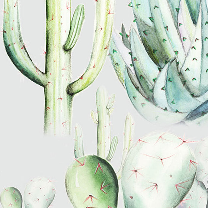 Vlies Fototapete | Cactus Grey | Größe 200 x 250 cm