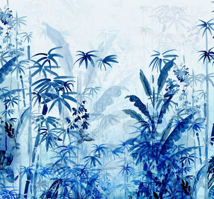 Vlies Fototapete | Blue Jungle | Größe 300 x 280 cm