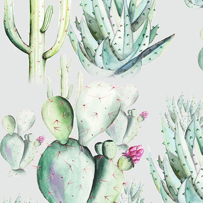 Vlies Fototapete | Cactus Grey | Größe 400 x 250 cm