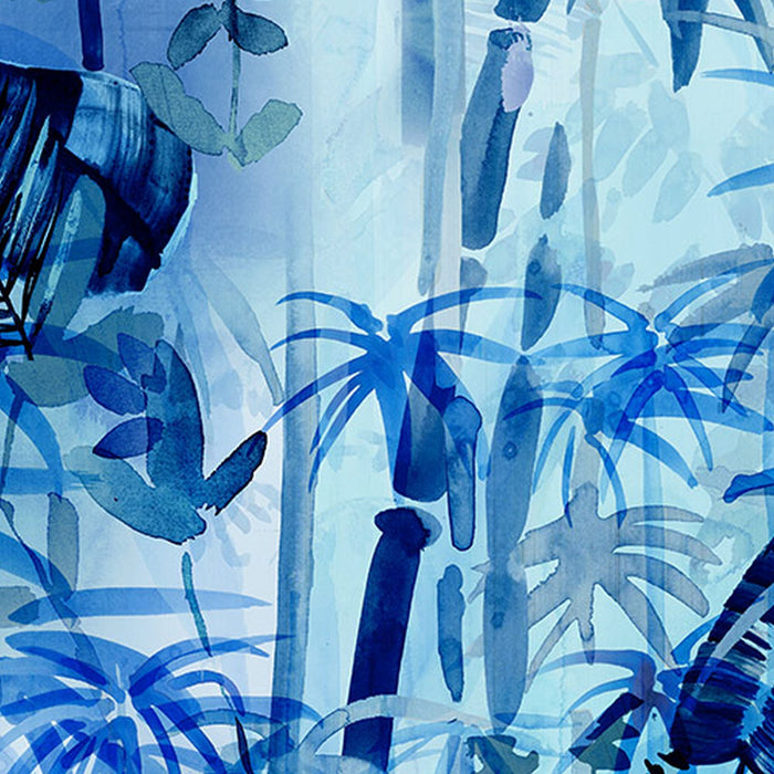 Vlies Fototapete | Blue Jungle | Größe 300 x 280 cm