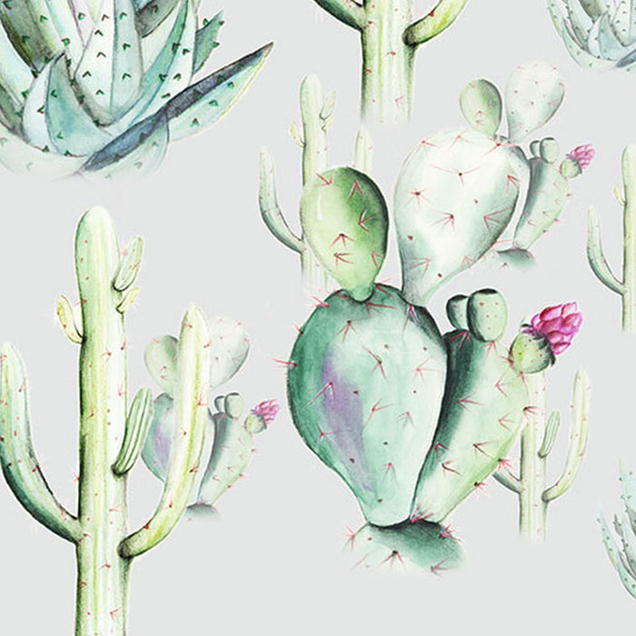 Vlies Fototapete | Cactus Grey | Größe 400 x 250 cm