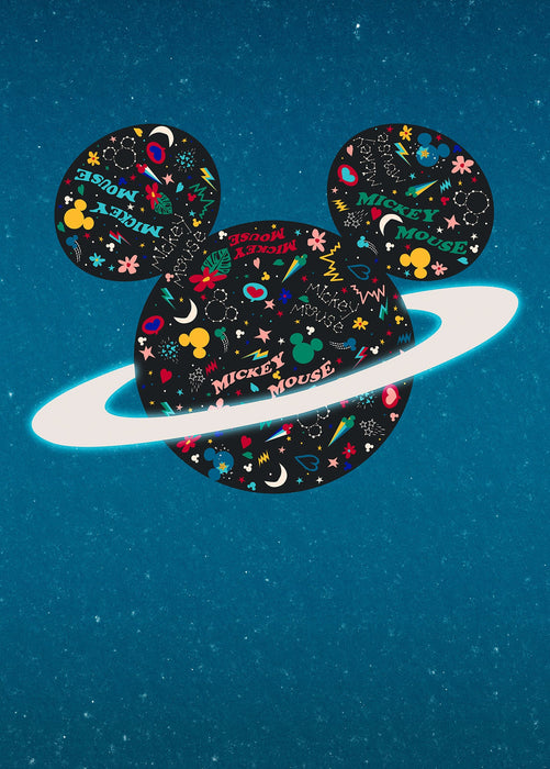 Komar | Vlies Fototapete | Planet Mickey | Größe 200 x 280 cm